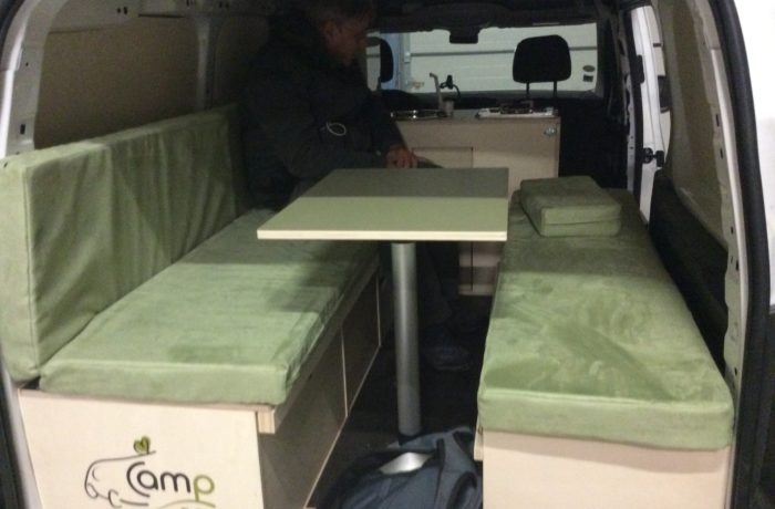 campinbox-aménagement berlingo XL en camping car